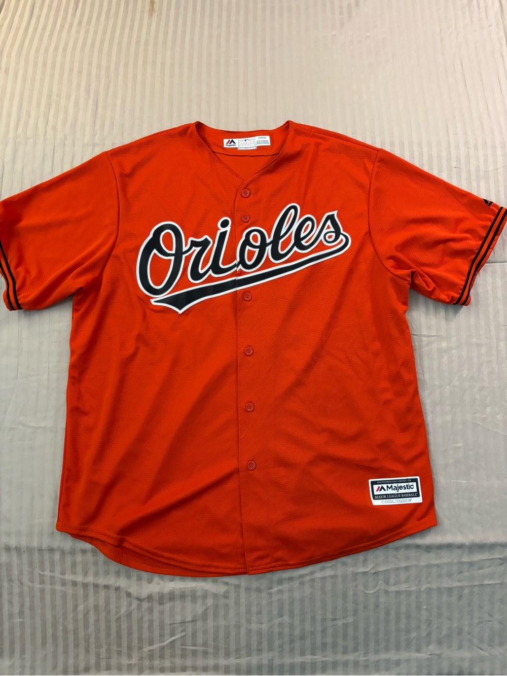 Baltimore Orioles Team Majestic MLB Cool Base Jersey Men’s Size XL Orange